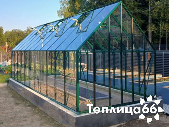 Теплица botanik Style 45 Standard, под стекло, ширина 2,8 м